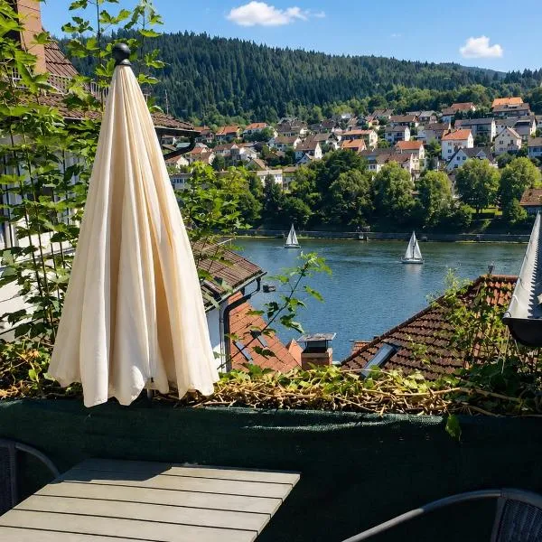 Natur und Neckarblick bei Heidelberg, hotel din Hirschhorn