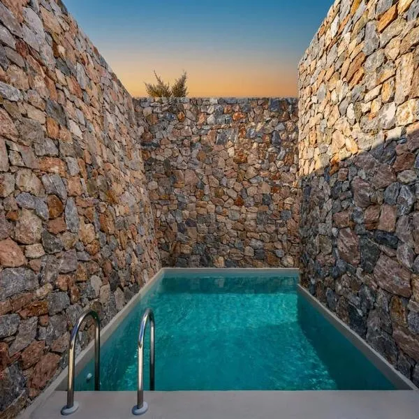 Felicity Cave Villas, hótel í Éxo Goniá