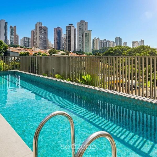Conforto c/ Varanda, Piscina e Wi-Fi LSS0704