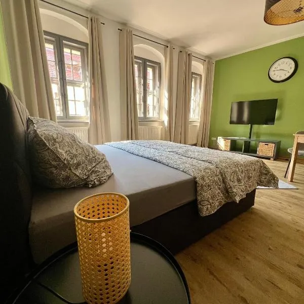 Görlitz में, होटल NeißeQuartier - Modernes Apartment in der historischen Altstadt, direkt an der Neiße