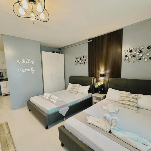 Puerto Princesa Resort-type Condo best for Group Near City Center, FREE Pool, FREE Gym, FREE Parking - B1 7KunziteB, hôtel à Puerto Princesa