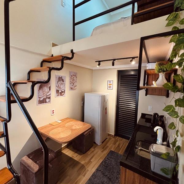 LOFT SMARTs, colchões com massagem, mobiliado e aconchegante - Foto 2