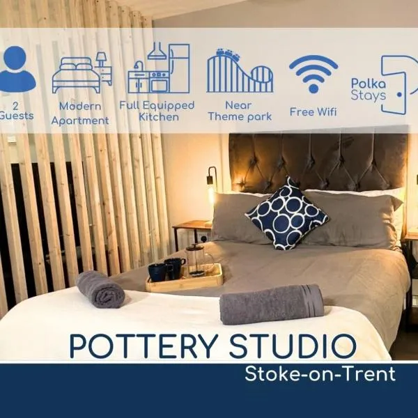 Hanley, Stoke - Modern Spacious Apartments by PolkaStays, hotel en Hanley