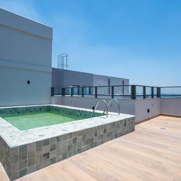 Studio Porto Maravilha, piscina, sauna, academia
