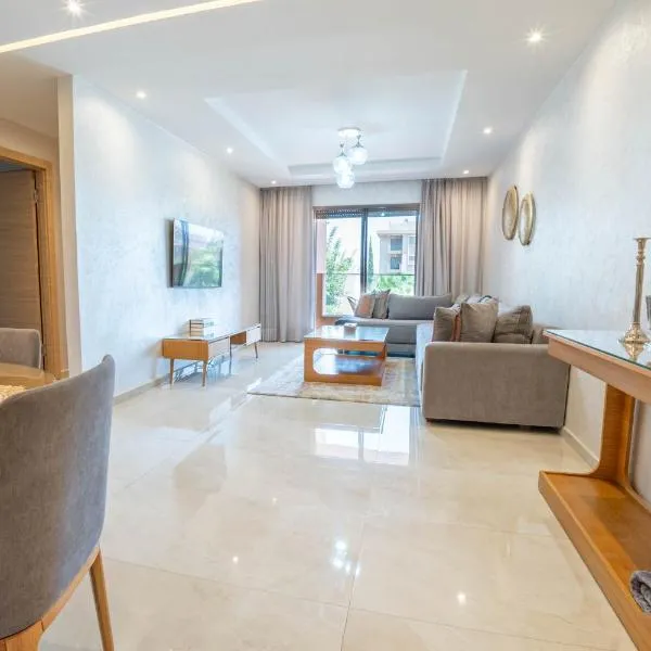 Modernes Luxus Apartment mit Balkon und Poolblick, Coralia les Orangers, hotel sa Marrakech