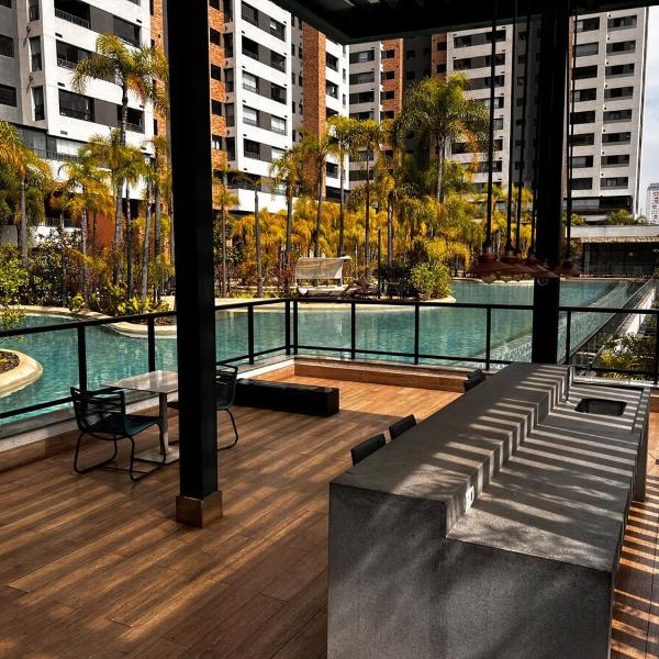 Luxury resort apartment with pool view in resort São Paulo Resort - Foto 4