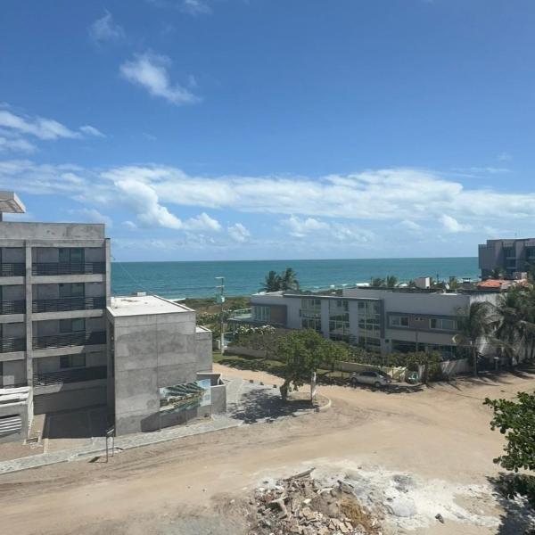 Flat completo com vista mar à 70m da Praia dos Carneiros