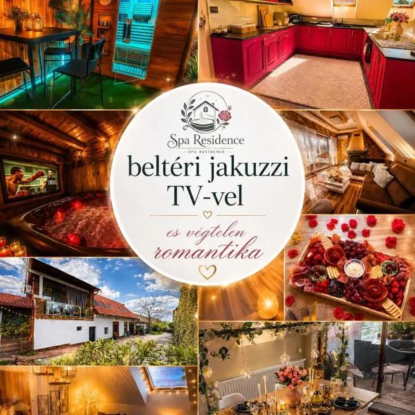 Spa Residence beltéri jakuzzi inside jakuzzi, khách sạn ở Veszprémfajsz