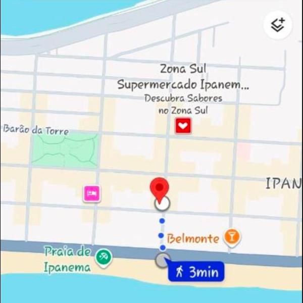 SCR - Ipanema- Pé na Areia 2 Qts no Coração de Ipanema