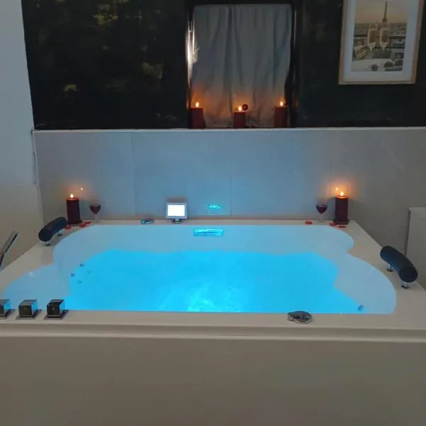 Dakvet - Relaxation suite with whirlpool bathtub, hotel a Mers-les-Bains