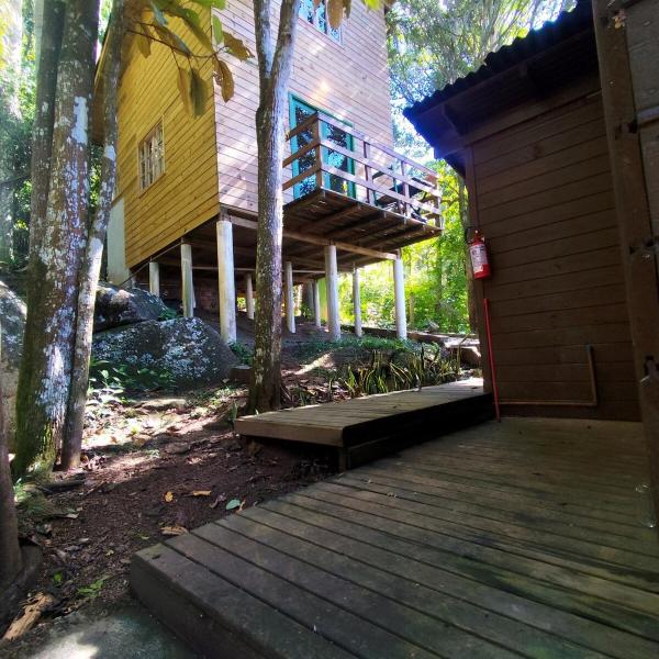 Cabana costa da lagoa acesso por barco e trilha - Foto 5