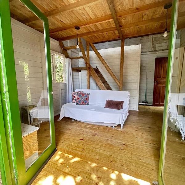 Cabana costa da lagoa acesso por barco e trilha - Foto 2