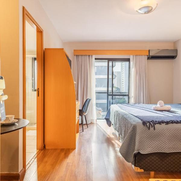Flat hotel nos Jardins com vaga - Foto 3
