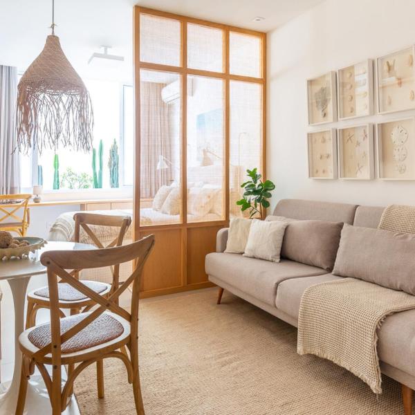 CurtaIpanema: Studio praiano, novo, super equipado