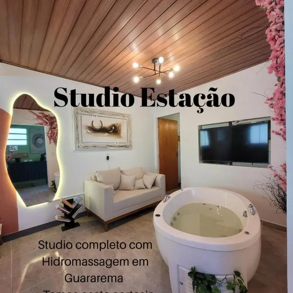 과라레마에 위치한 호텔 Studio com hidromassagem em Guararema
