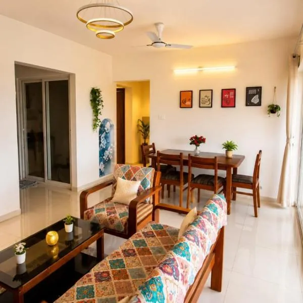 LuxeBnb 3bhk Riverside Baner, готель у місті Пуне