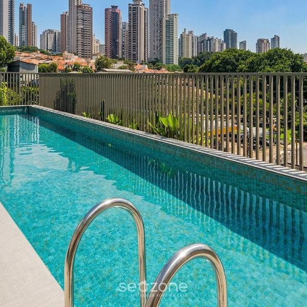 Aconchego c/ varanda em Cond. c/ piscina LSS0803