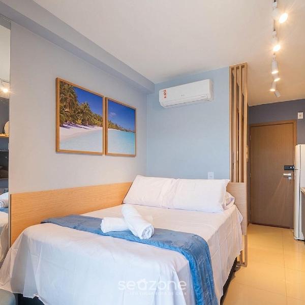 Studio c/ vista mar em Cond. c/ piscina JDN0215