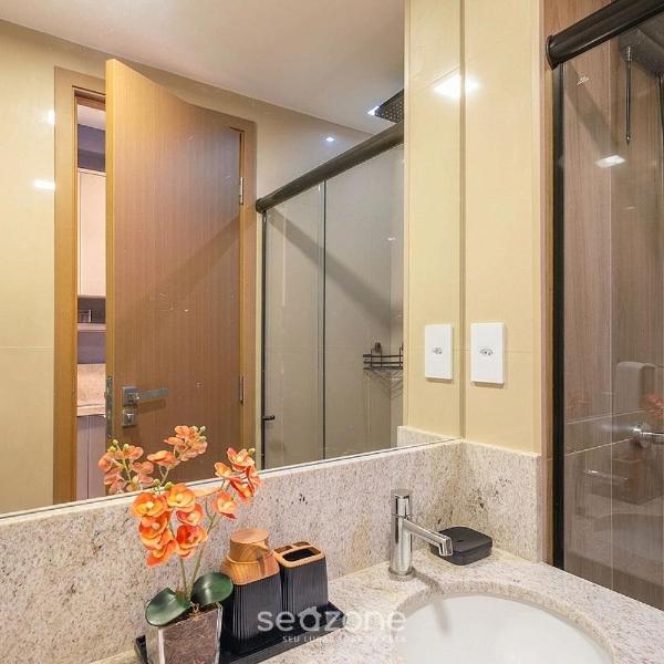 Conforto c/ vista mar em Cond. c/ piscina JDN0215 - Foto 3