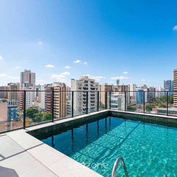 Apto. c/ varanda em Cond. a 270m da Praia HSA0709