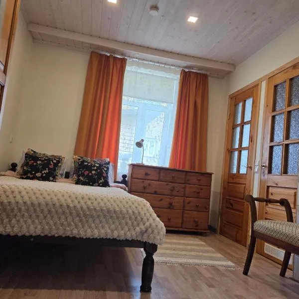 Suure terrassiga korter raudteejaama lähedal, hotel em Viljandi