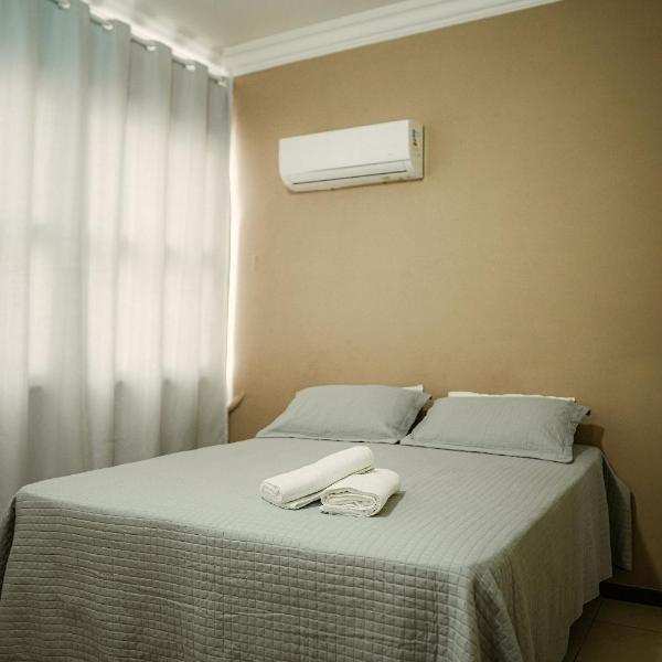 Apartamento com posição central para até 3 pessoas