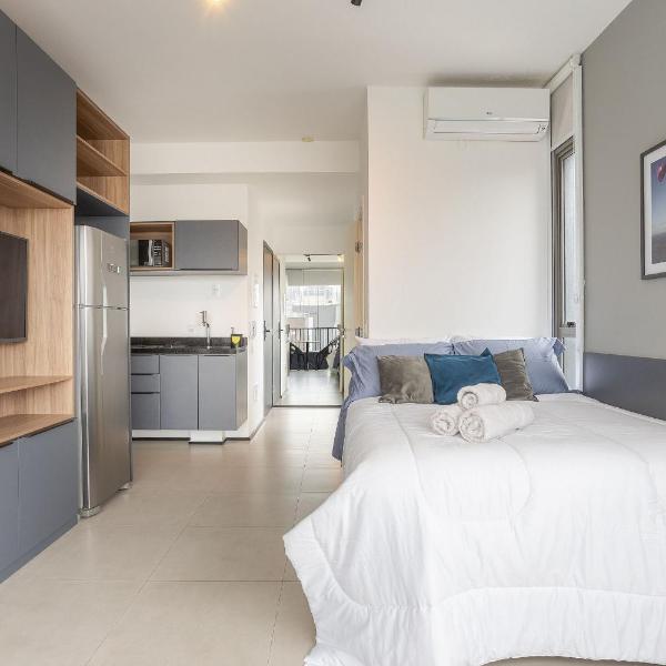 BHaus Allianz Nubank Park VN Turiassu Perdizes | Studio com Varanda | 17º andar | Minimercado | Locker | Academia | Piscina no Rooftop | Lavanderia pay per use | Coworking | Recepção 24h | Vaga de Garagem rotativa mediante disponibilidade | t17