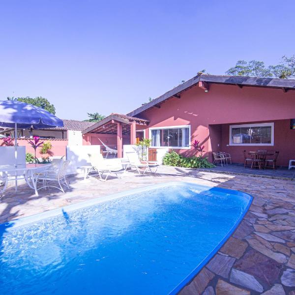 4 dorm com piscina a 350 m de Camburizinho