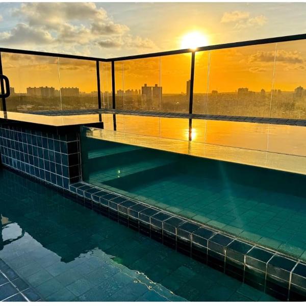 Loft de Luxo - 1 QUARTO - em Ponta Negra com Vista ao Mar - Madero 402