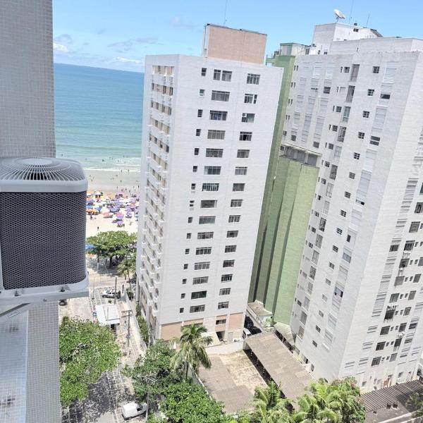 Apartamento de praia com 3 quartos para 8 pessoas no Guarujá com Wi-Fi