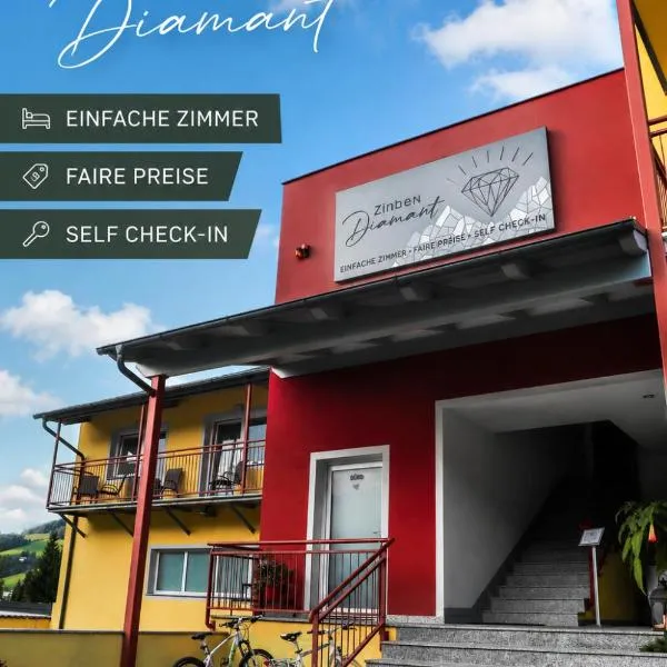 Zirben Diamant Zimmer zum fairen Preis, hotell i Obdach