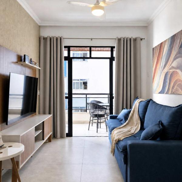 Apartamento Familiar 2 Quartos com Ar Condicionado a 100 m da Praia