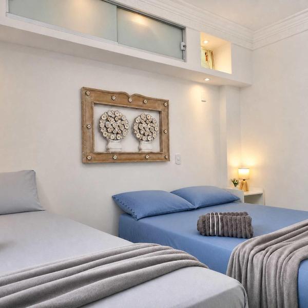 Apartamento Familiar 2 Quartos com Ar Condicionado a 100 m da Praia - Foto 5
