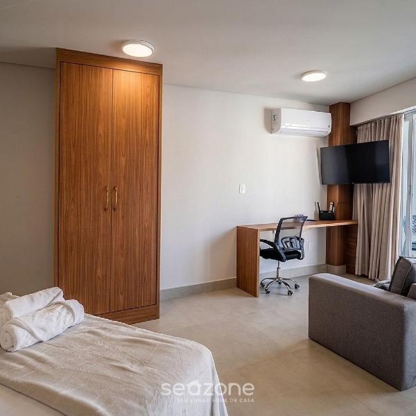 Studio c/ Varanda em Cond. c/ Piscina MSU0306