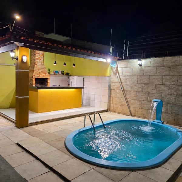 Casa 2 km da praia Aracagy e 3,5 km praia da litoranea, 4 quartos, piscina ,recebe 15 pessoas,prox av dos holandeses - Foto 4