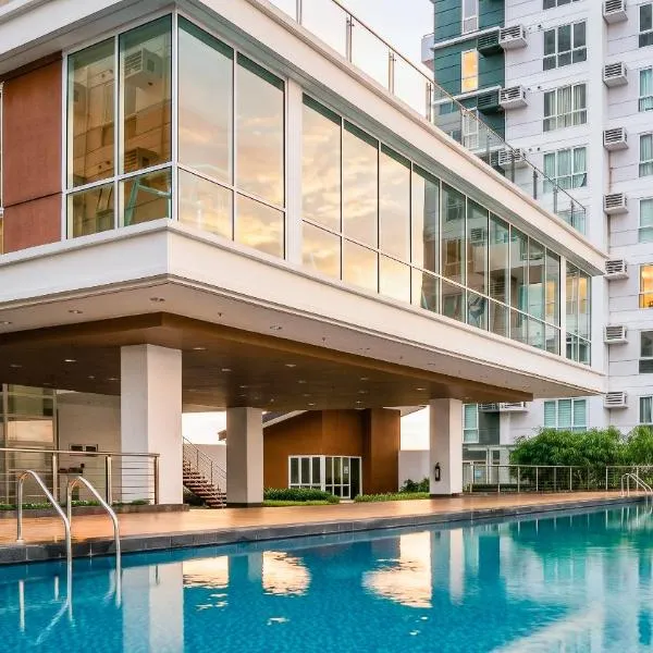 Abreeza Place Private Residential Apartments l Central Davao l Next to Ayala Mall l Fast Wifi l Managed by Bleuspace: Davao City şehrinde bir otel