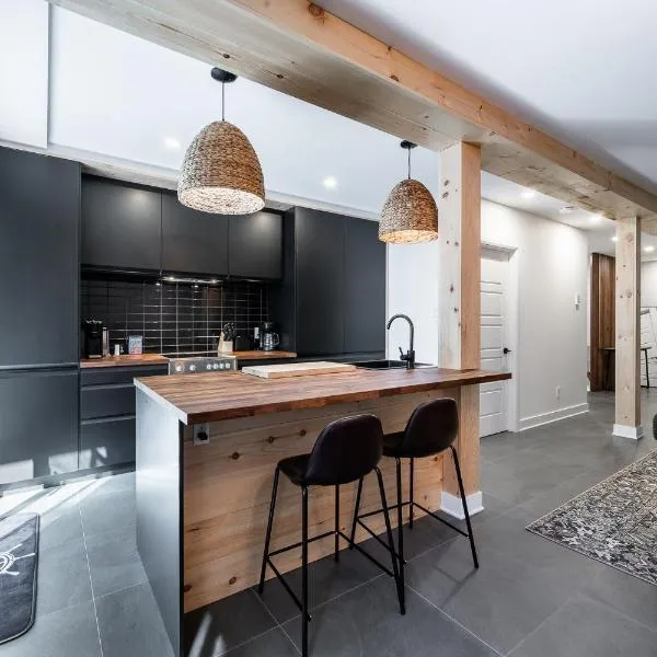 Cosy Cabin apt in Montreal、モントリオールのホテル