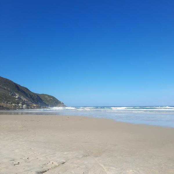 Pé na areia