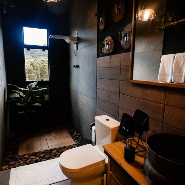 Chalé com cascata exclusiva com banheira ao ar livre - Foto 3