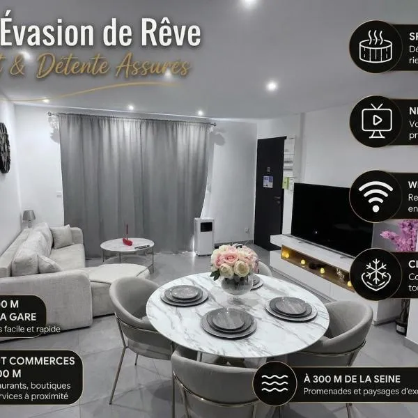 Viesnīca Suite Jacuzzi Giverny Paris pilsētā Freneuse