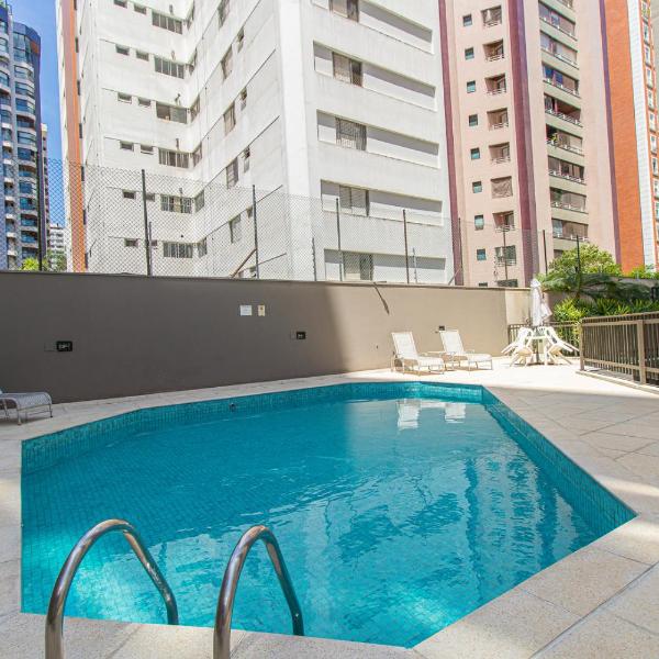 Apto Brooklin c Varanda e Piscina Ate 4 pessoas
