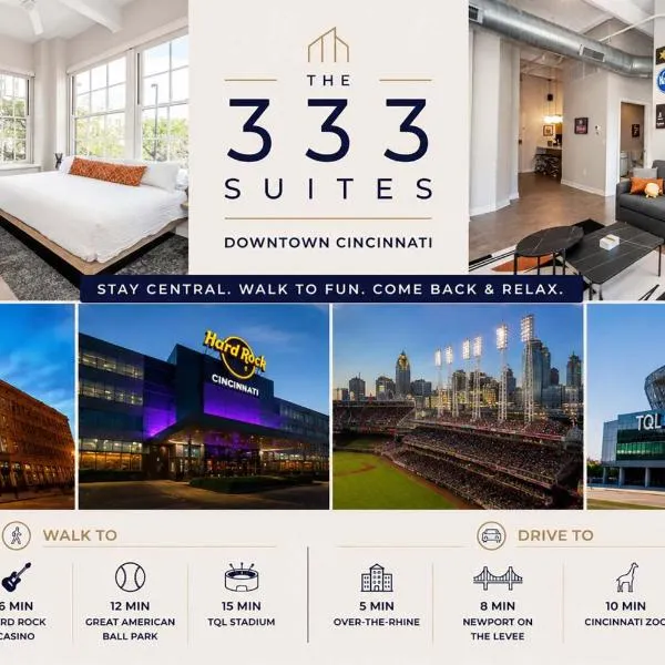 Downtown Cincinnati 2BR Suite, Walk to Reds & Taft, hotel en Cincinnati