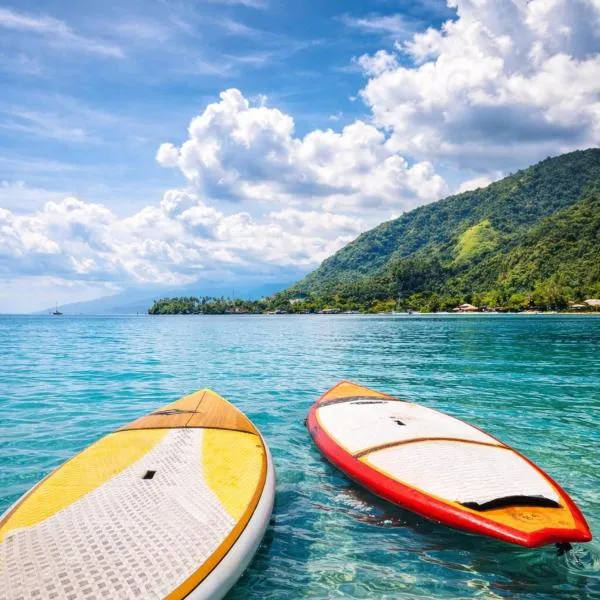 Teahupo'o Lodge Tahiti - Studio Moana, lagon et quai en face - Canoës inclus, מלון בTeahupoo