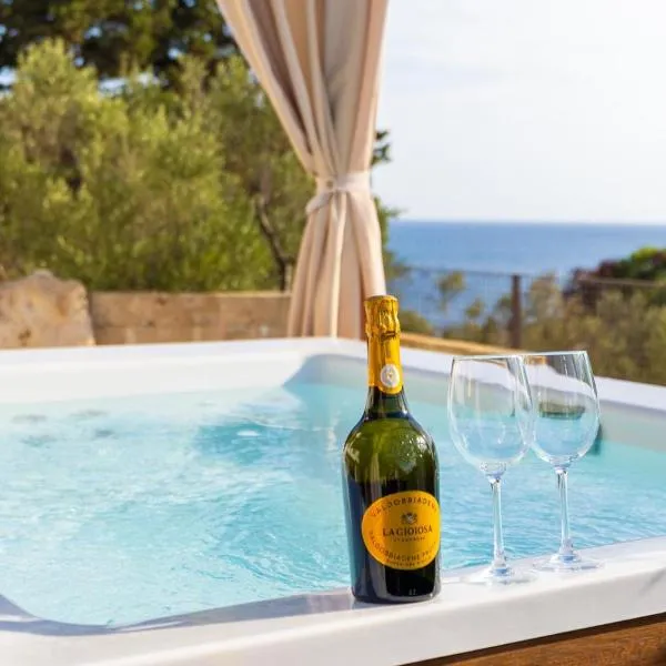 TRULLO VISTA MARE - Mini piscina riscaldata con idromassaggio, hotel v mestu Marina San Gregorio