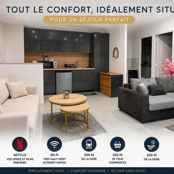 Paris Giverny familles & professionnels, מלון בFreneuse