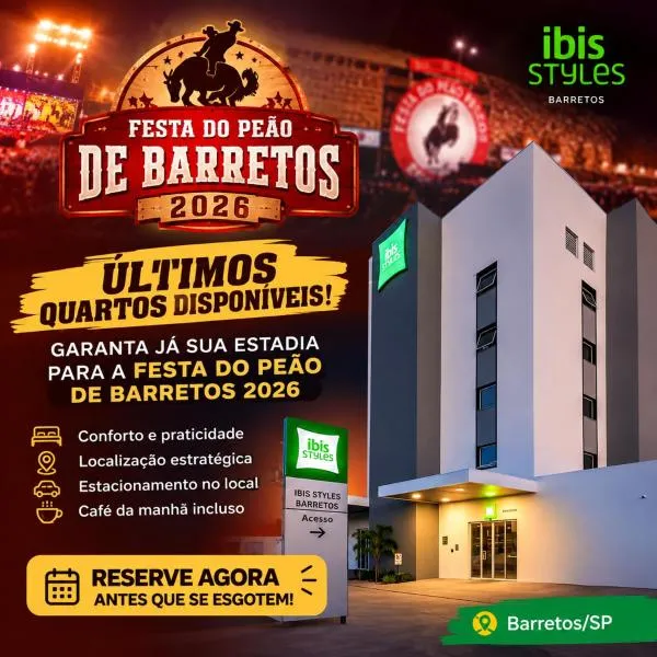 Ibis Styles Barretos, hotel em Barretos