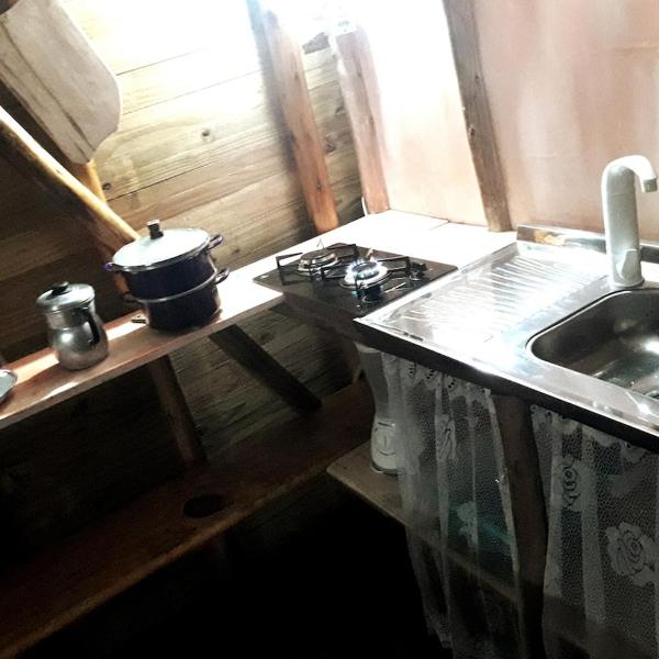 Bangalô Bahia - Varanda com rede - Sítio Hawai - Foto 3