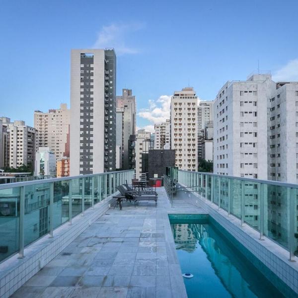 Flat na Savassi com AC - Foto 4