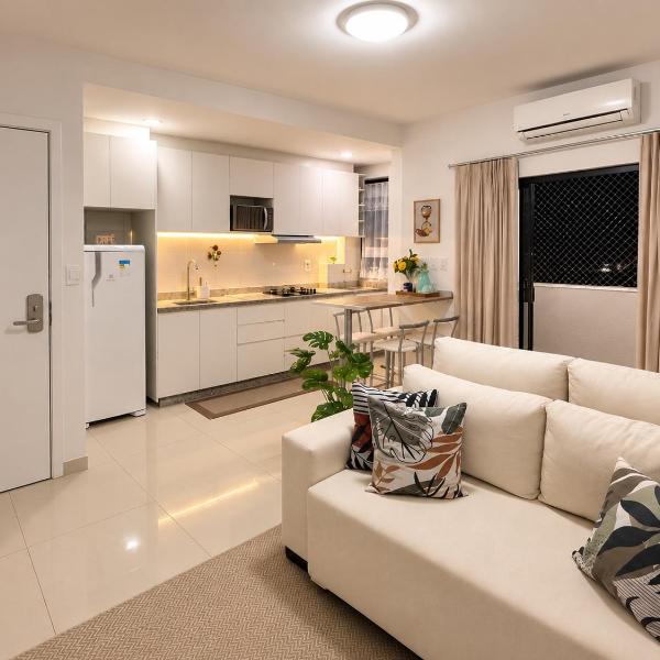 Vista incrível piscinas conforto Apt 2 quartos- Golden Dolphin Supreme