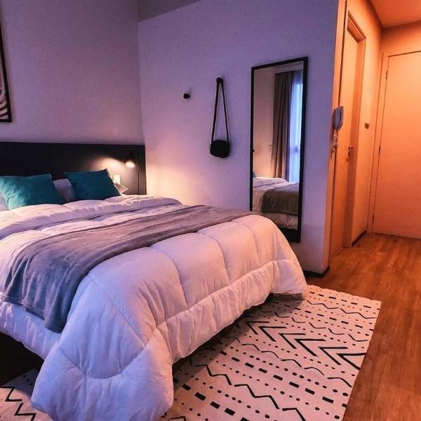Modern studio with rooftop, balcony, 6 min from metro
